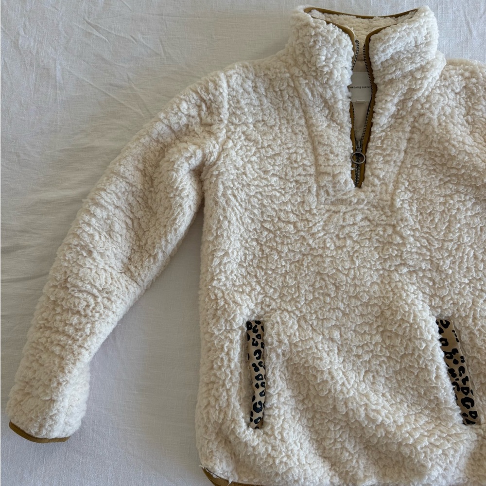 Thread & Supply Cream Sherpa Jacket